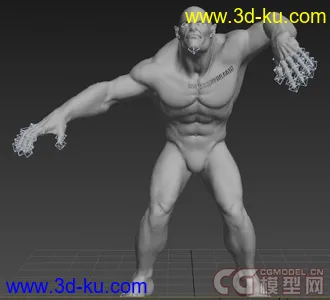 3D打印模型个人珍藏~~完美绑定~ 可动画可做学习参考使用~的图片