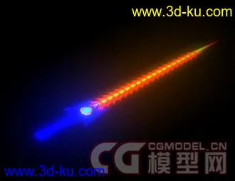 3D打印模型一把很帅的光剑！绑定好的！可以做特殊动画！的图片