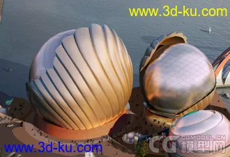 3D打印模型贝壳建筑,不废话,看图就知道,绝对棒!!!!!!的图片