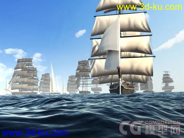 大海帆船2模型的图片1