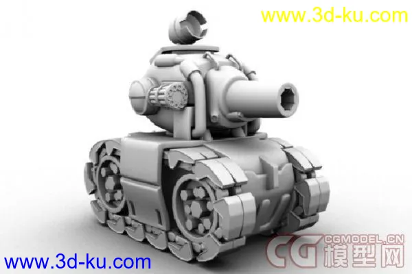 坦克 卡通模型的图片1