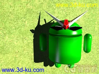 3D打印模型安卓机器人android的图片