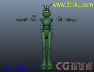 3D打印模型绑定好的昆虫人的图片