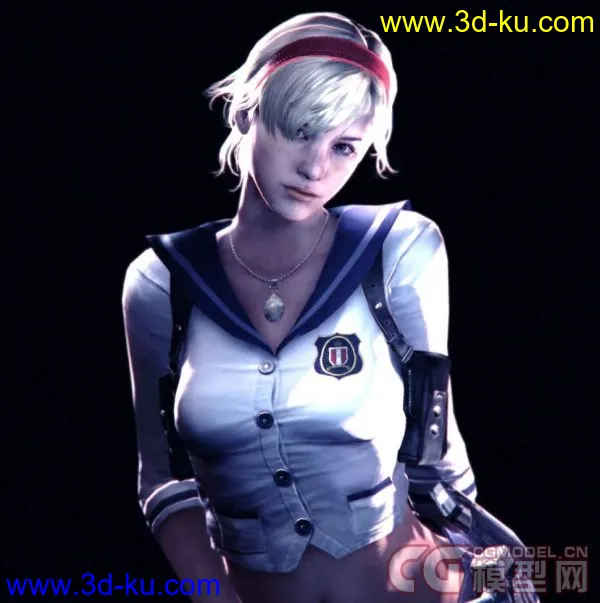 PS3 Resident Evil 6 - Highschool Sherry模型的图片1