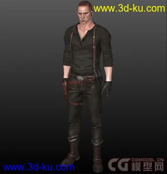 3D打印模型PS3 生化危机6（Resident Evil 6） Jake Muller FULLY POSEABLE的图片