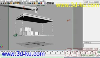 3D打印模型maya箱子移动动画的图片