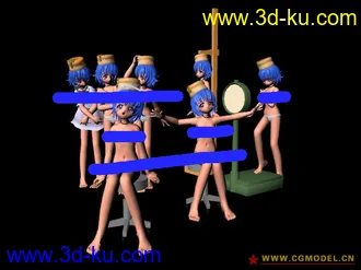 3D打印模型小妹妹脱光光体检的图片