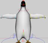 企鹅模型 maya文件 简单材质 绑定控制器的图片1