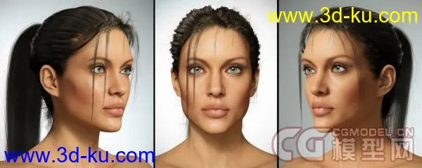 Angelina Jolie Model 3ds Max模型的图片1