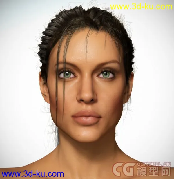 Angelina Jolie Model 3ds Max模型的图片2