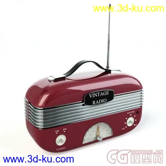 3D打印模型Old Radio 老式收音机的图片