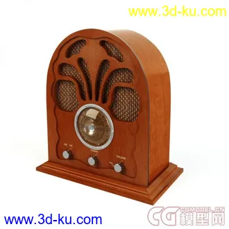 3D打印模型Old Radio收音机的图片