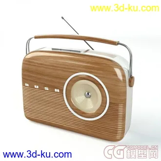 3D打印模型Old Radio收音机的图片