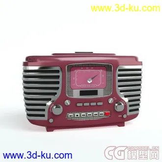 3D打印模型Old Radio收音机的图片