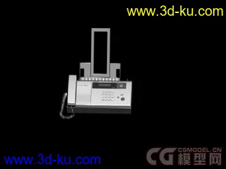 3D打印模型电话传真机的图片