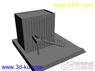 自制双层某动画工作室模型的图片