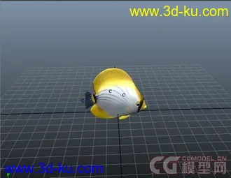 3D打印模型做好动画的鱼鱼的图片