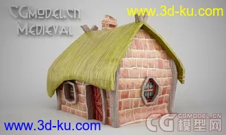 3D打印模型Medieval house的图片