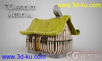 3D打印模型Medieval house的图片