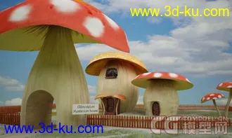 3D打印模型Mushroom House的图片