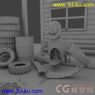 3D打印模型自己的一个场景的图片