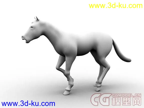 Horse绑定的马模型的图片2