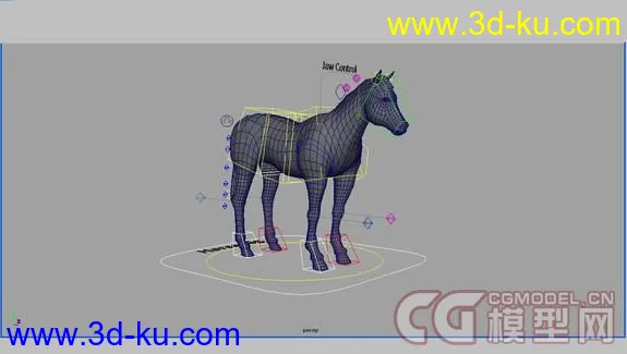 Horse绑定的马模型的图片4