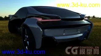 3D打印模型BMW  概念车i8 加内饰 贴图 材质 场景的图片