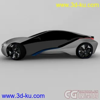 3D打印模型BMW  概念车i8 加内饰 贴图 材质 场景的图片