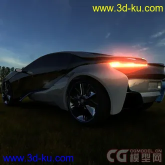 3D打印模型BMW  概念车i8 加内饰 贴图 材质 场景的图片