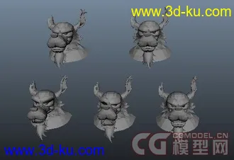 3D打印模型精品，实用！！！人物表情动画全套！！！妹纸的表情哦的图片