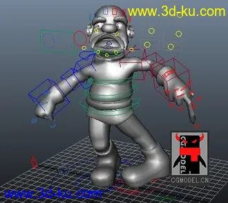 3D打印模型完美绑骨，可做任意动作，任何表情！！（不要用于商业用途）的图片