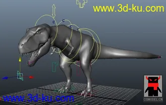 3D打印模型霸王龙！！有绑定，有骨骼！！分享给大家的图片