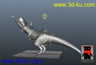 3D打印模型霸王龙！！有绑定，有骨骼！！分享给大家的图片