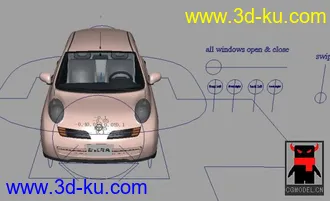 3D打印模型尼桑——nissan的图片