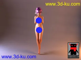 3D打印模型一个美丽的女孩的图片