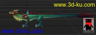 3D打印模型魔兽世界中国龙坐骑的图片
