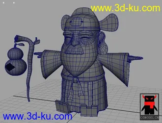 3D打印模型可爱的小财神的图片