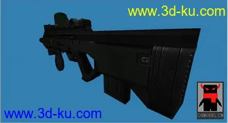 3D打印模型个人大幅度改造mp7a3（伪）no m7a3····的图片