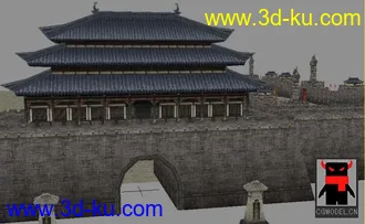 3D打印模型《丝路传说》游戏 秦始皇陵入口（局部）的图片