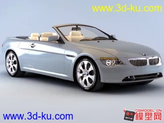 宝马轿车3D模型素材的图片