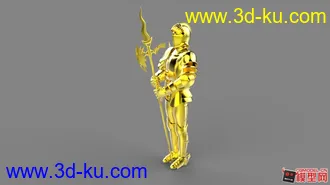 3D打印模型破铁（ 圣斗士（金黄色））的图片