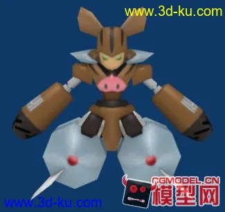 3D打印模型Medabots - Very robots的图片