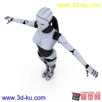 3D打印模型robot woman的图片