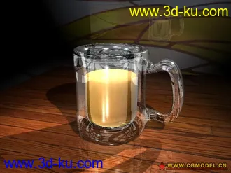 3D打印模型一个玻璃啤酒杯的图片