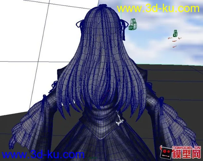 蔷薇少女水银灯maya高模型的图片7