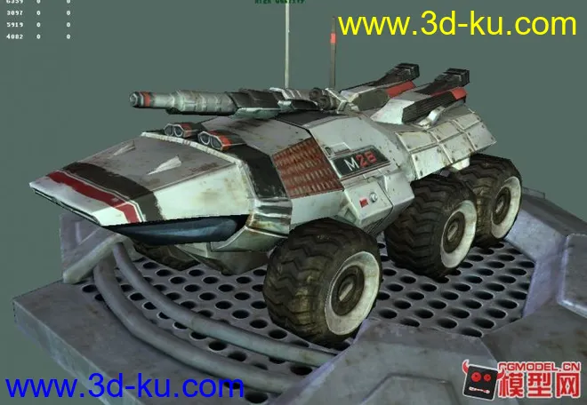 科幻装甲车模型的图片3