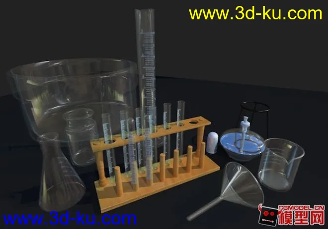 玻璃化学仪器模型的图片1