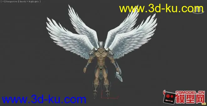 翅膀男人神话模型的图片1