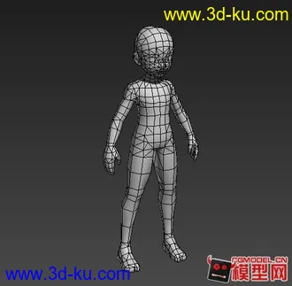 3D打印模型基础裸模boy，大家可以参考下的图片